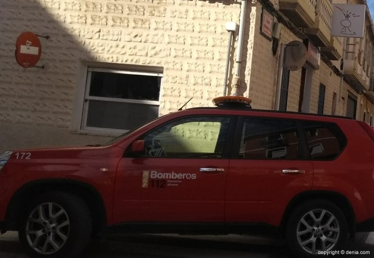 Cristal roto tras la explosión