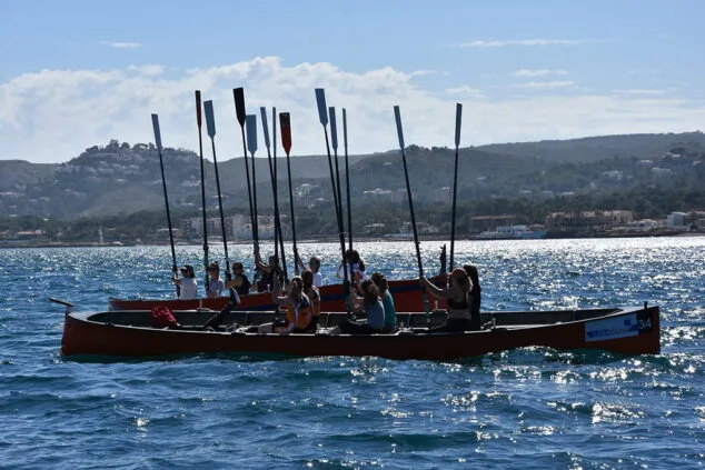 levantando los remos