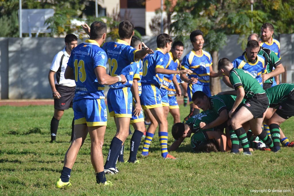 linea defensiva del denia rugby club