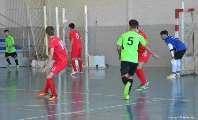 los dianenses durante un partido