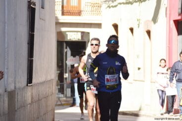 Miguel Ángel Martínez en plena carrera