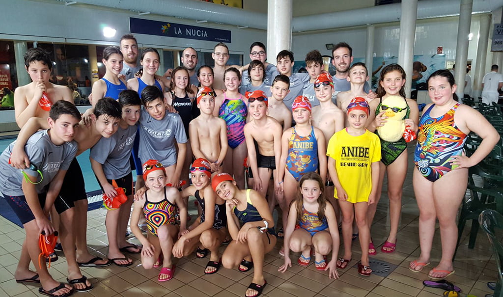 Nadadores del Club Natació Aquàtic