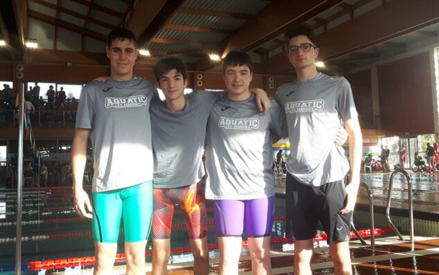 nadadores del club natacio denia en el autonomico de invierno