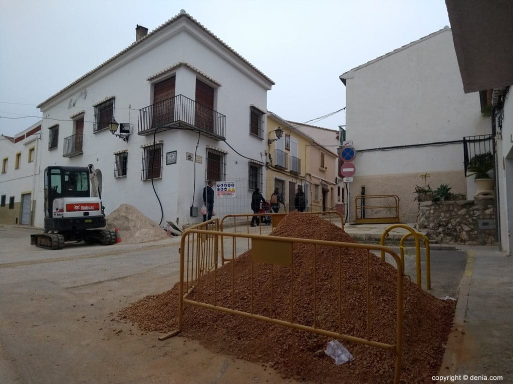 obras en la calle san francisco
