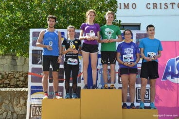 Podio juvenil masculino y femenino
