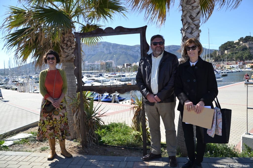 presentacion de denia una obra dart en el portet