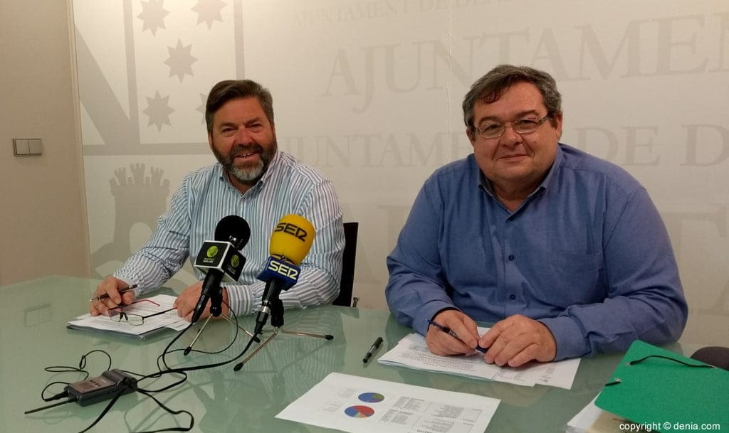rafa carrio y paco rosello desgranan los presupuestos municipales de denia