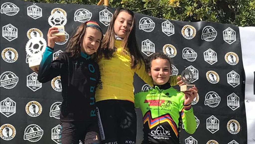 raquel perez en lo mas alto del podio