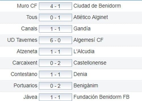 resultados jornada 27 preferente