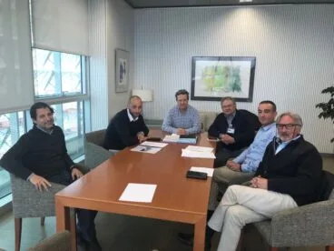 reunion de empresarios y vecinos en la conselleria