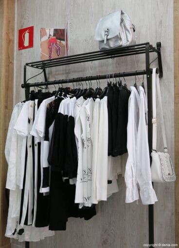 Ropa blanco y negro Utopía