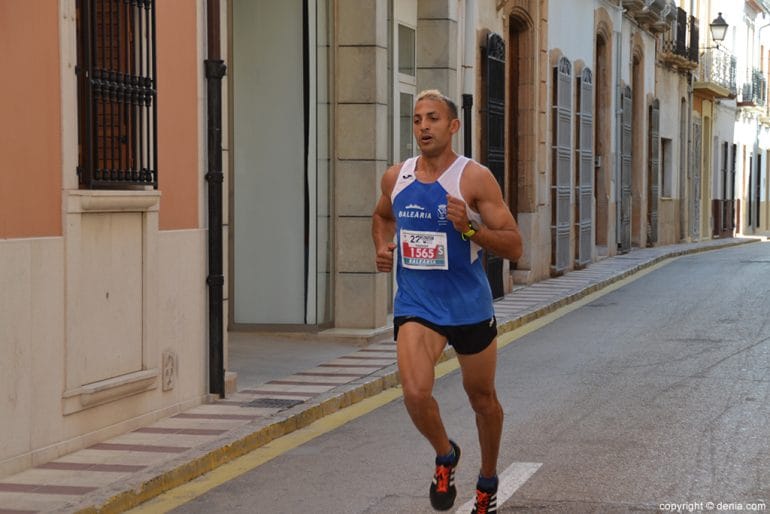 Youssef Ahatach en pleno esfuerzo