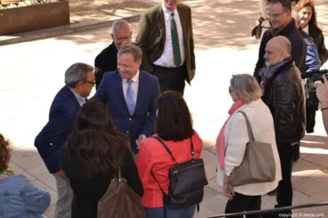 Inauguración de la escalera del Duc de Lerma – Llegada del delegado del Gobierno