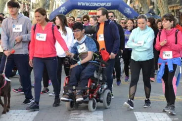 037 5º Marcha Solidaria a favor del CEE Raquel Payá – Salida de los participantes