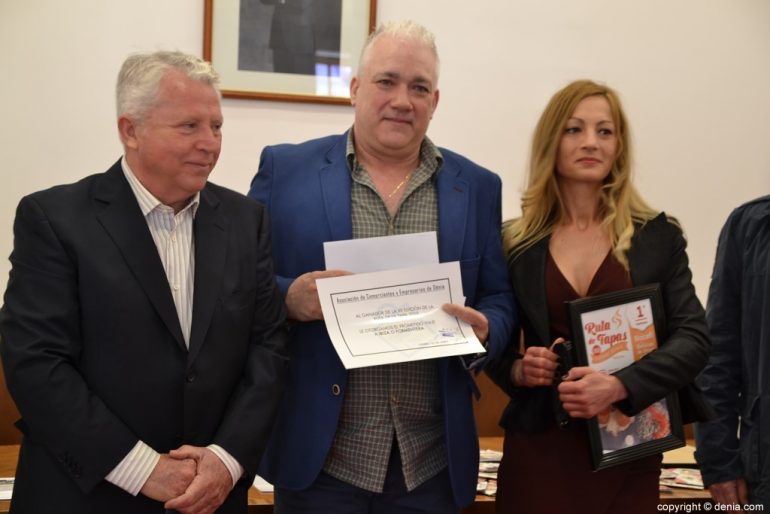 Premios XII Ruta de Tapas Dénia - primer premio Bocafí