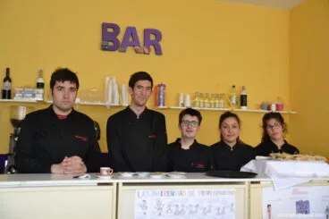 Alumnos del FP de Restauración del colegio Raquel Payá