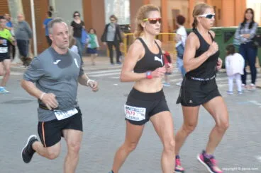 Álex Morales en plena carrera