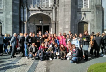 Alumnos del colegio Maristas en Irlanda
