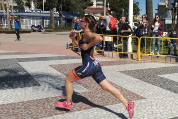 andrea fernandez al segment de carrera a peu