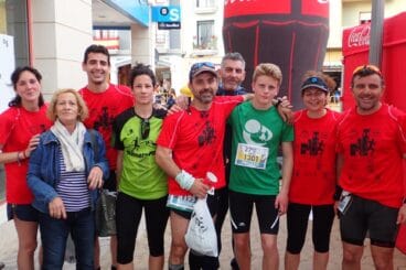 Atletas dianenses en Teulada