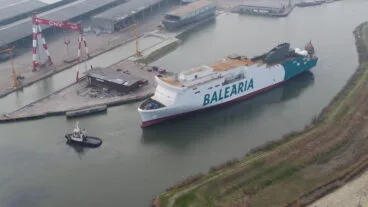 balearia pone a flote el buque hypatia de alejandria