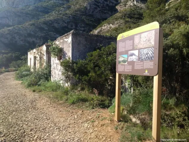 cartel explicativo de las colonias del montgo