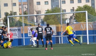 cristian marcando el primer gol al castellonense