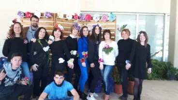 Desfile floral en el IES Número 3