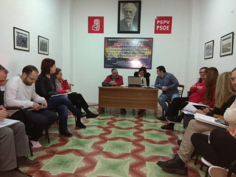 Ejecutiva comarcal en Pego