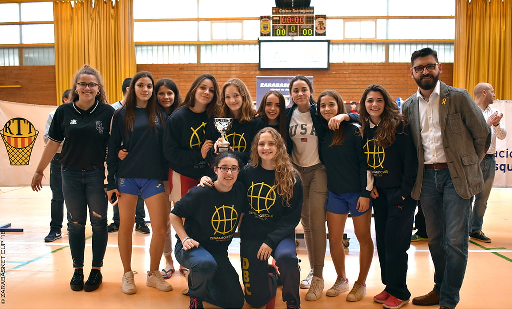 Equipo cadete femenino del Dénia Básquet