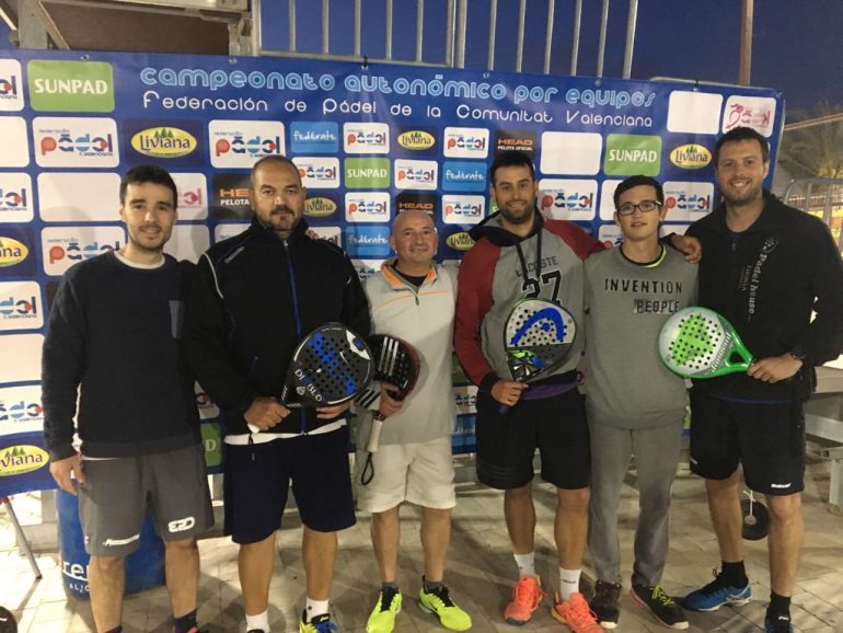 Padel team from CT Dénia