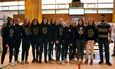Equipo infantil femenino del Dénia Básquet