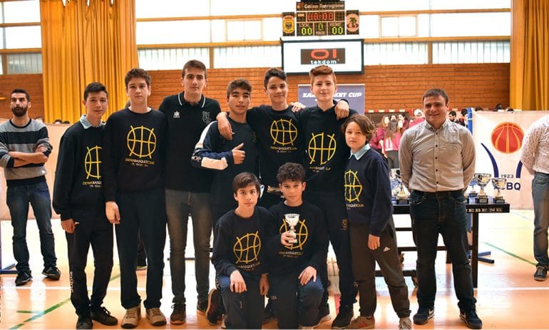 Equipo infantil masculino del Dénia Básquet