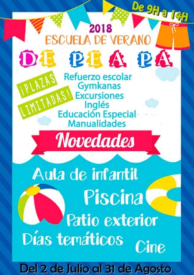 escuela de verano de pe a pa clases particulares