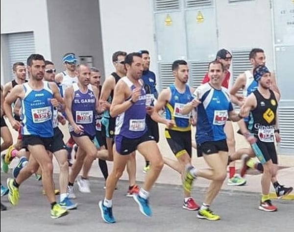 grupo cabecero de la prueba en el verger