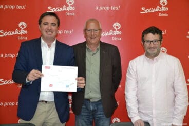 Herick Campos, Vicent Grimalt y Óscar Mengual