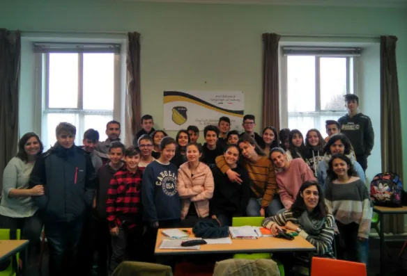 inmersion linguistica de los alumnos del maristas en irlanda