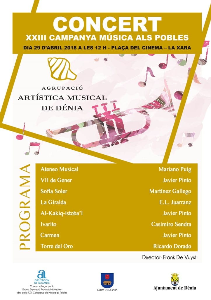 la banda de denia actua en la xara