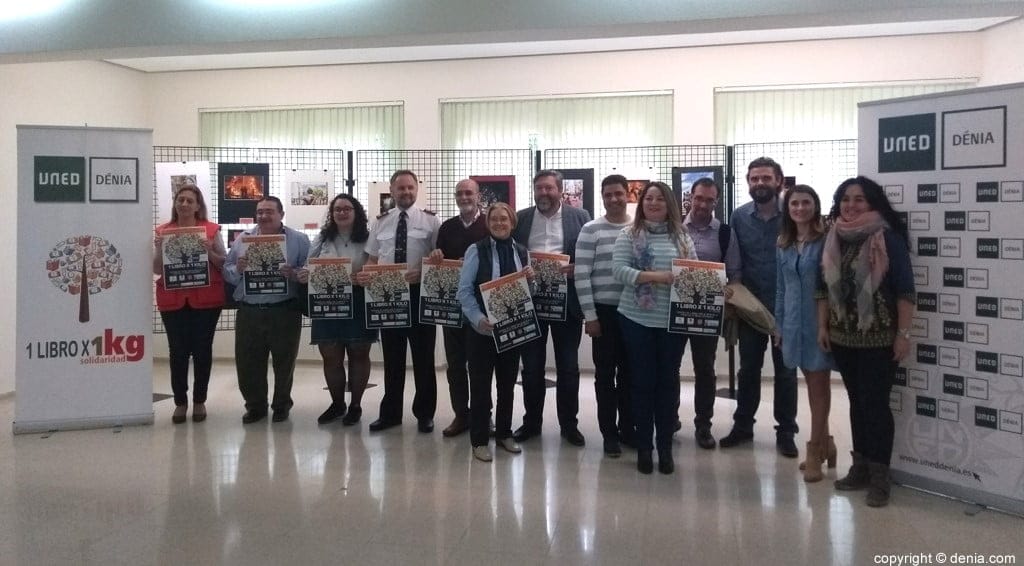 la uned de denia presenta la sexta edicion de 1 libro x 1 kilo