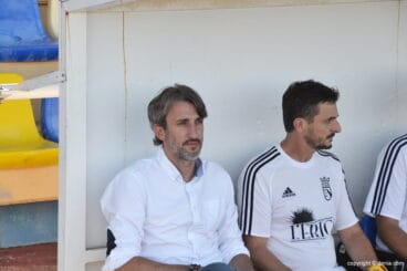Los técnicos Juan Carlos Signes y Miguel Ángel Martínez.