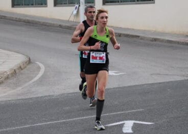 ma isabel ferrer en plena carrera en teulada