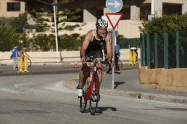 marcelo moreno en el segmento ciclista