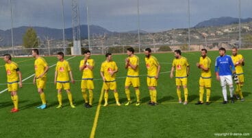 Once del CD Dénia antes de un partido
