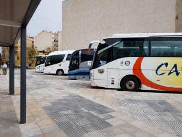 organizacion de la nueva estacion de autobuses de denia