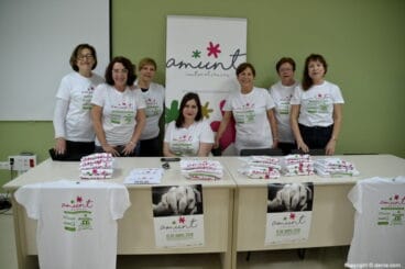 presentacion de la 1o caminata solidaria de amunt