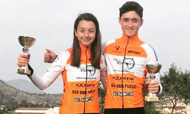 raquel perez y jordi segui con sus trofeos