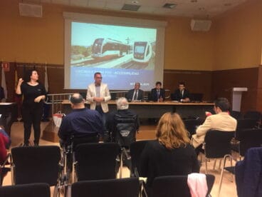 reunion con asociaciones sobre la seguridad de los nuevos trenes de la linea 9 del tram