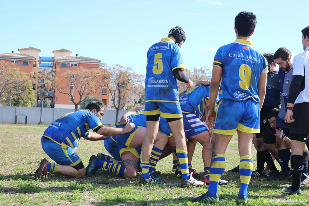 salida del balon de una mele