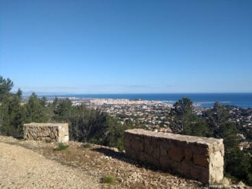 Vistas desde el camino de la colonia del Montgó