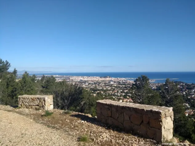 vistas desde el camino de la colonia del montgo